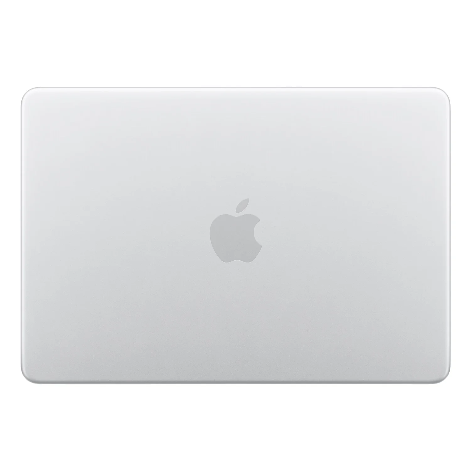 MacBook Neo 13 pulgadas cerrada, vista superior de la tapa silver